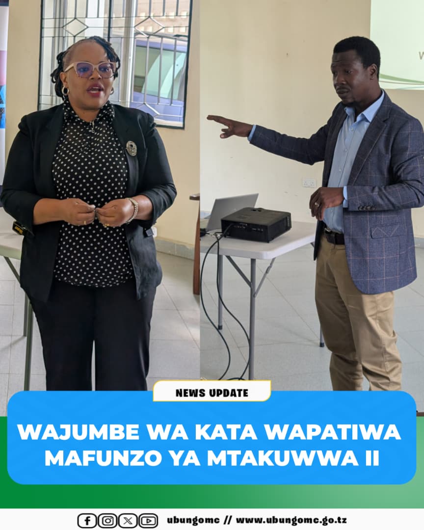 UBUNGO YATOA MAFUNZO YA MPANGO KAZI WA TAIFA WA KUTOKOMEZA UKATILI DHIDI YA WANAWAKE NA WATOTO AWAMU YA PILI (MTAKUWWA II).