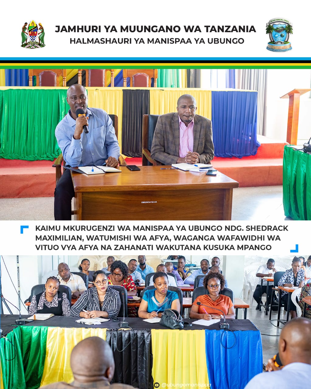UBUNGO YAPANGA KUIMARISHA HUDUMA ZA AFYA NA MAPATO