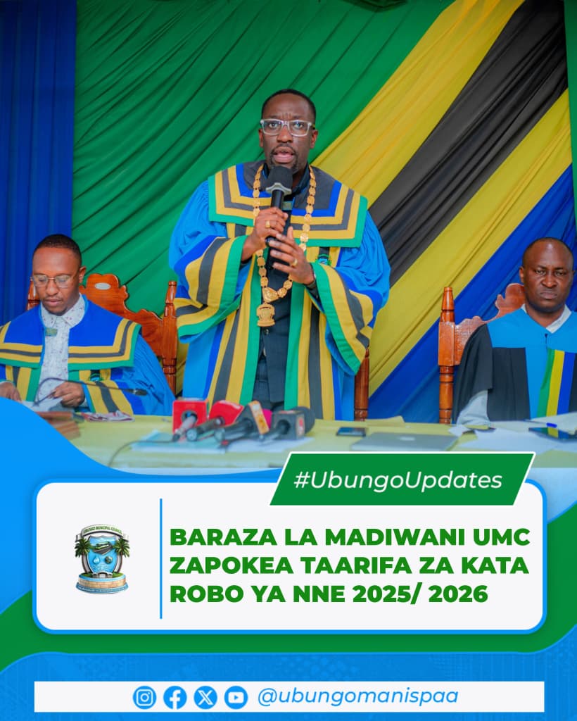 BARAZA LA MADIWANI UBUNGO LAPOKEA TAARIFA ZA KATA ROBO YA NNE, LAJADILI CHANGAMOTO NA MAFANIKIO