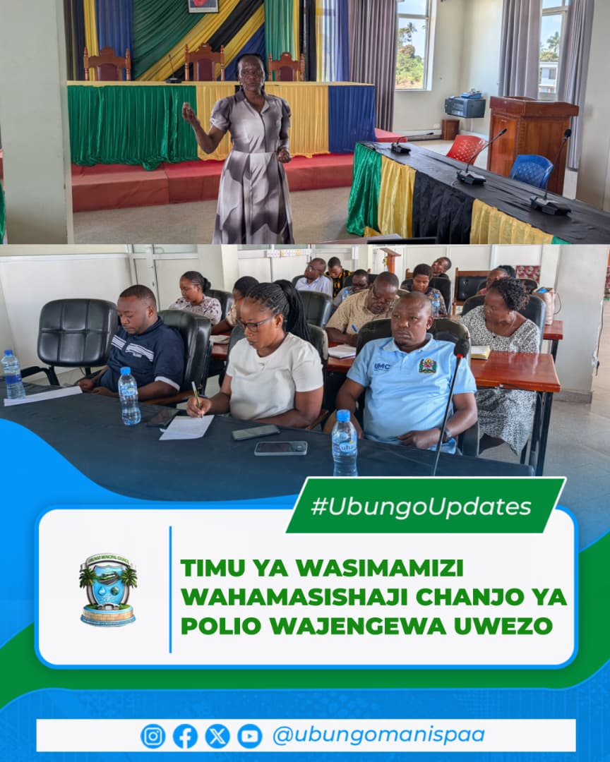 TIMU YA WASIMAMIZI NA WAHAMASISHAJI CHANJO YA POLIO UBUNGO WAJENGEWA UWEZO