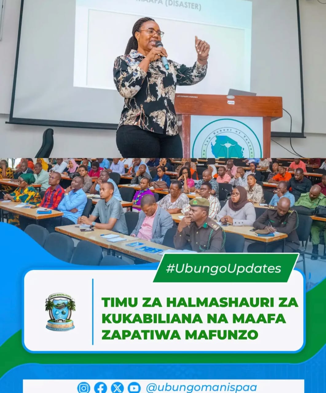 TIMU ZA HALMASHAURI ZA KUKABILIANA NA MAAFA ZAPATIWA MAFUNZO